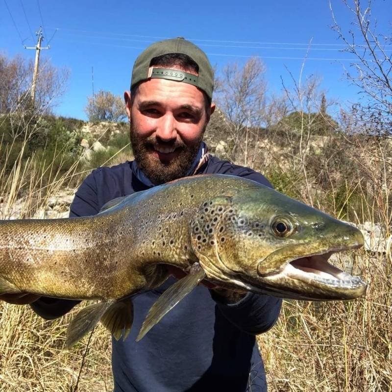 Pêche à la truite dans le Bas Verdon
