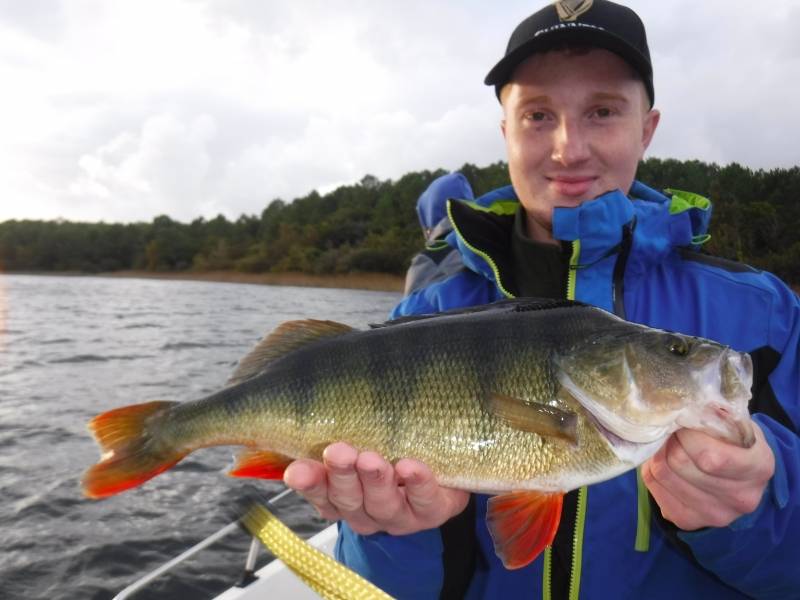 Pêche des carnassiers sur le lac de Lacanau