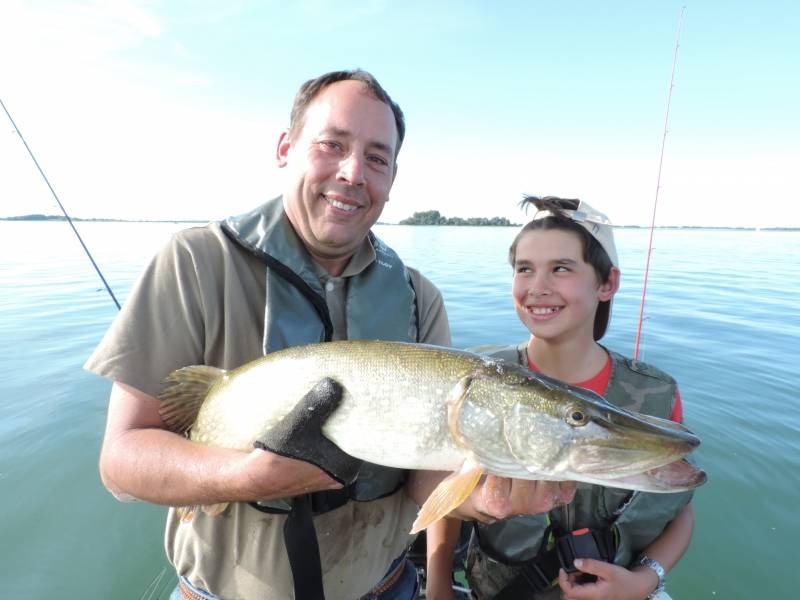 Pêche des carnassiers sur le lac du Der
