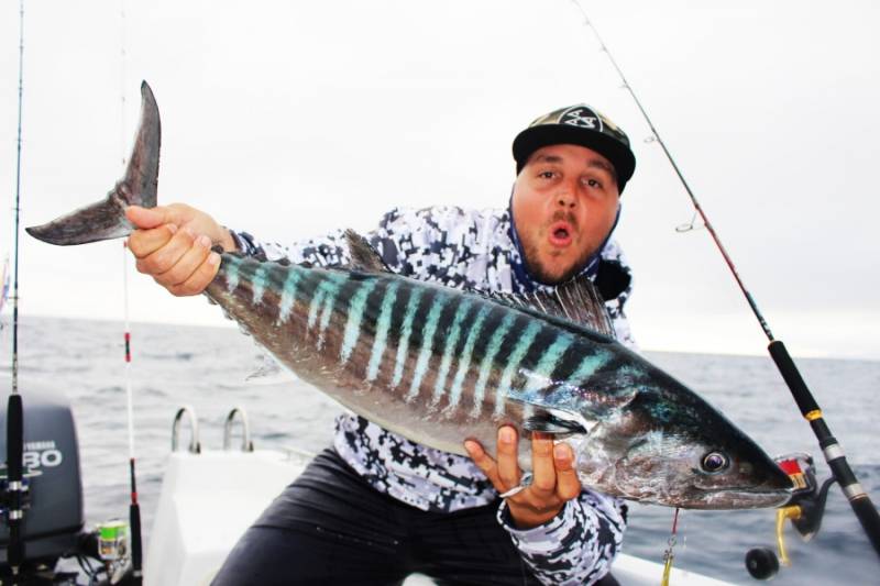 Pêche en jigging dans les Açores
