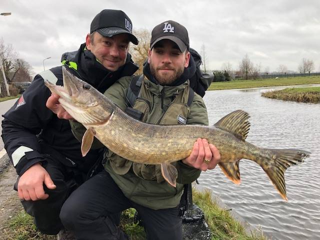 Fishing in holland canals