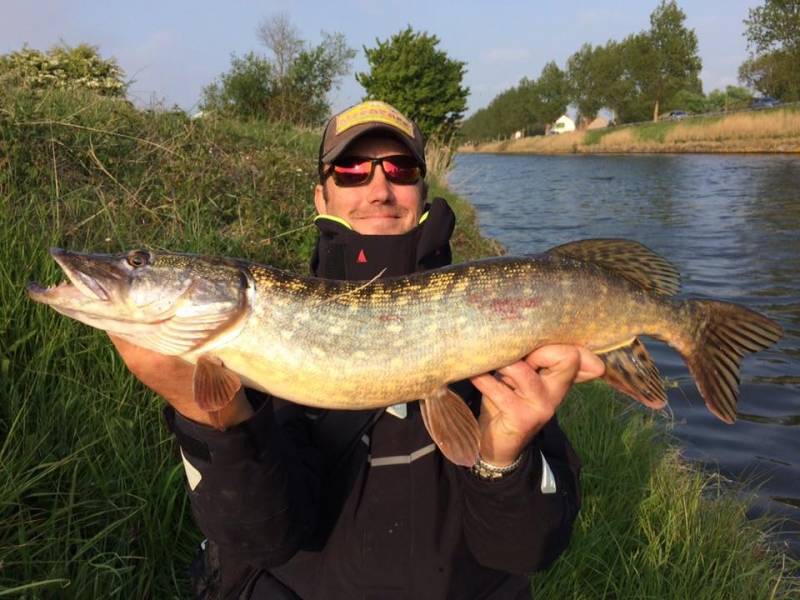 Fishing in holland canals