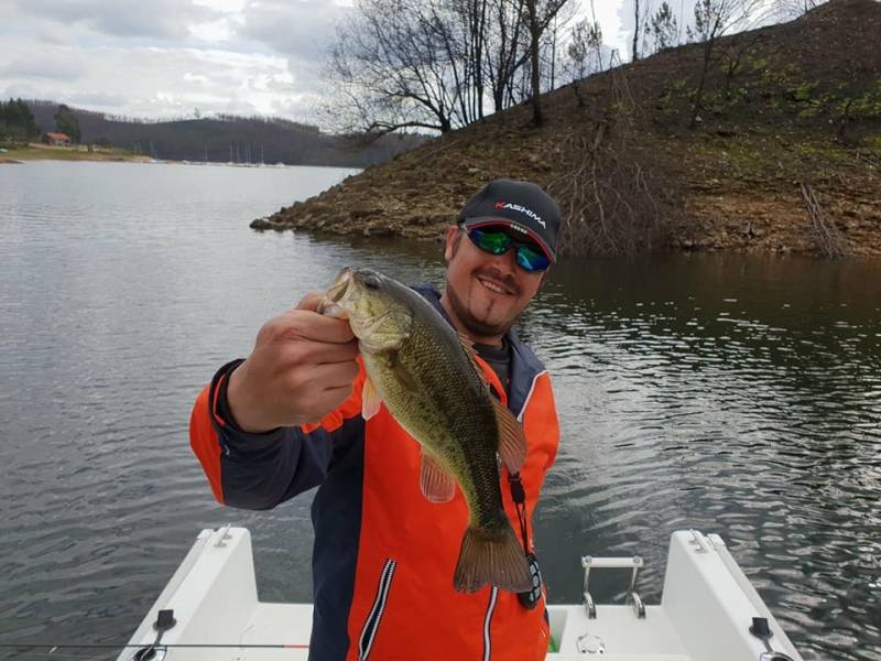 Black bass fishing Portugal