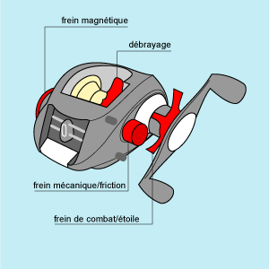 Anatomie d'un moulinet casting