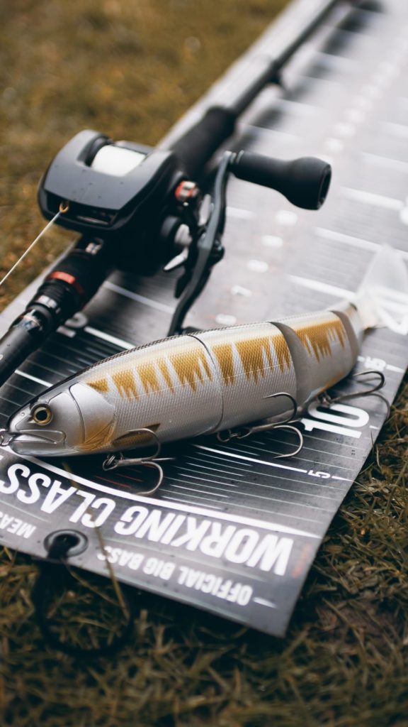 Matériel de pêche pour pêcher au swimbait