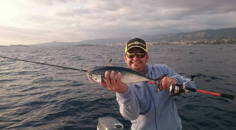 Mediterranean fishing day by boat