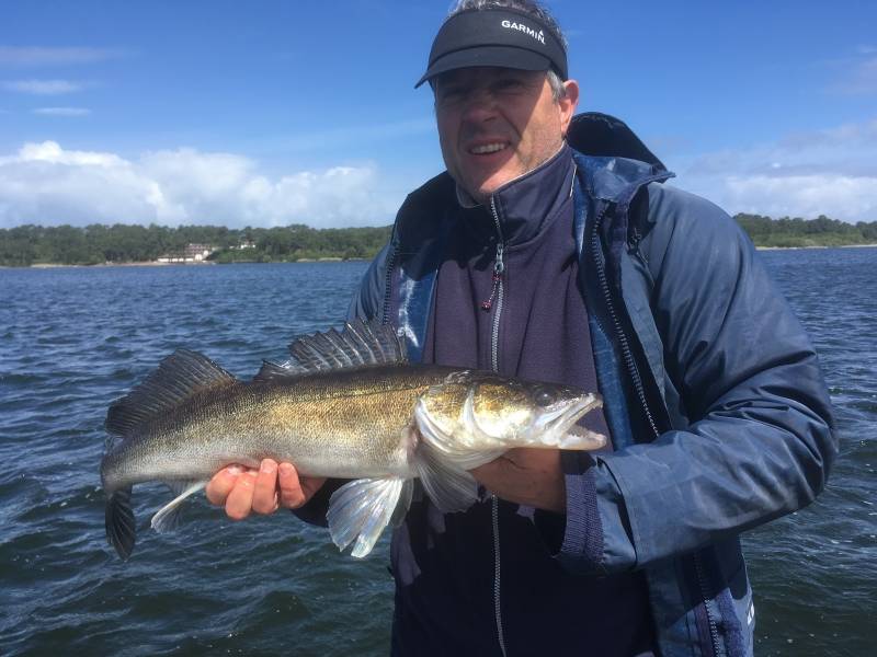 Pesca carnívora en Biscarosse