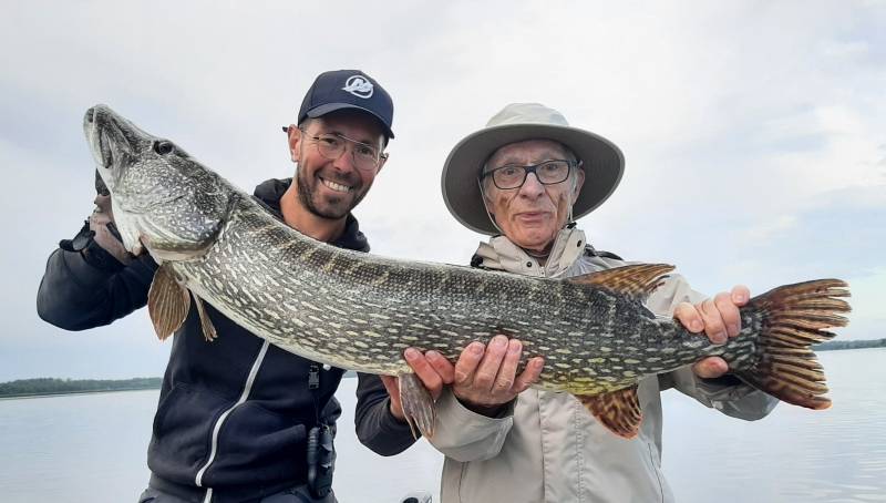 Carnivore fishing in Alsace