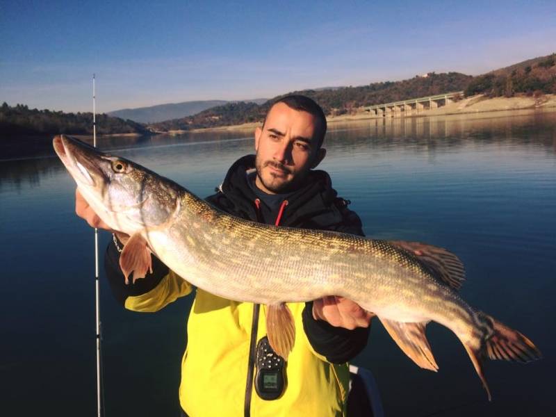 Pesca de carnívoros en el lago Saint-Cassien