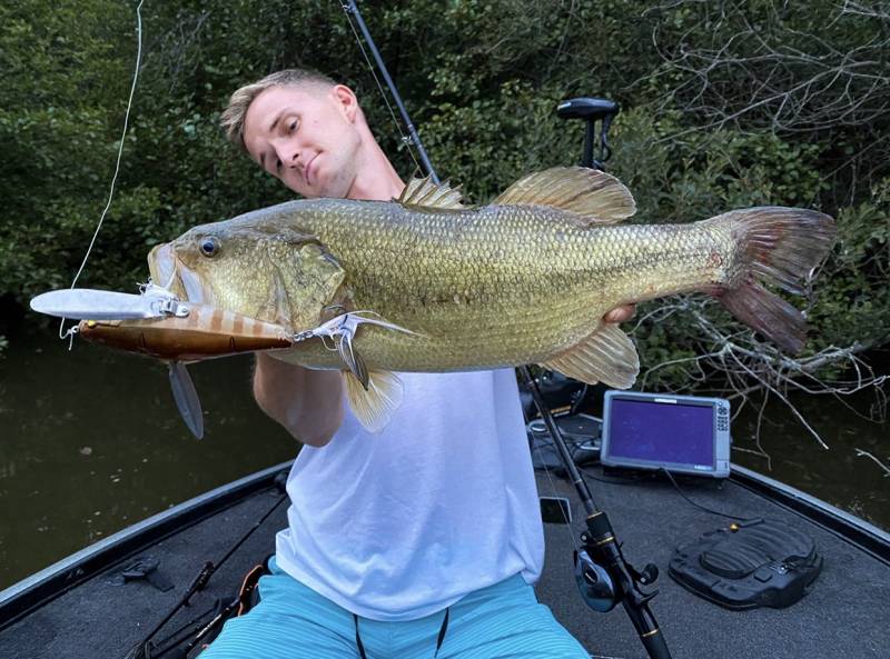 Pêche du black-bass dans les Landes