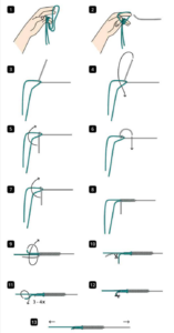 The 3 best braid connection knots: steps and tips
