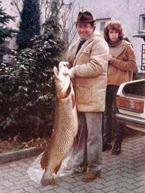 Les prétendants au record du monde du brochet en allemagne