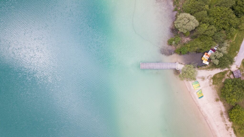 lac de montbel - vue du lac