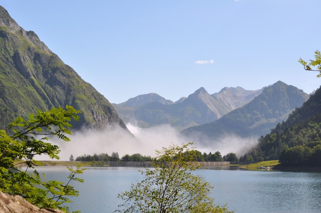 lac de saint cassien - vue du lac